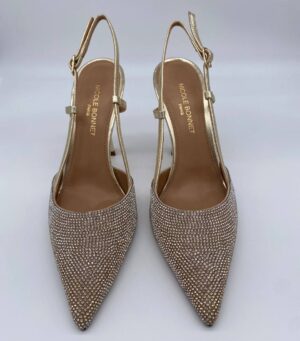 Chanel Swarovski platino tacco 90