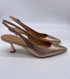 Chanel laminato rame tacco 50