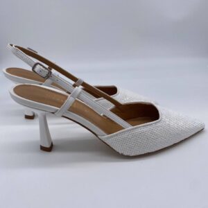 Chanel paillettes bianche tacco 70