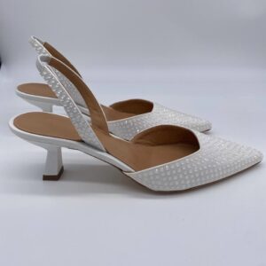 Chanel pietre bianche tacco 50