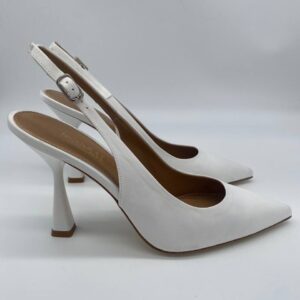 Chanel raso bianco tacco 90