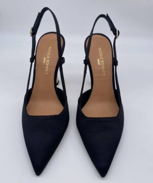 Chanel raso nero tacco 90