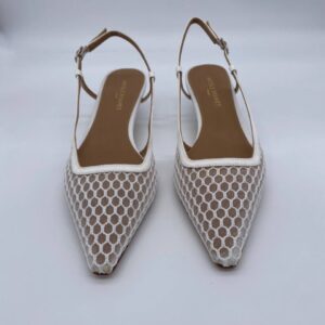 Chanel rete bianca tacco 30