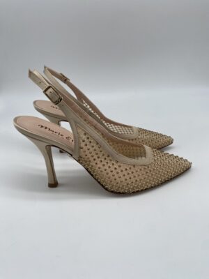 Chanel raso champagne con strass