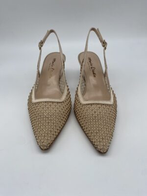 Chanel con strass color champagne tacco 50