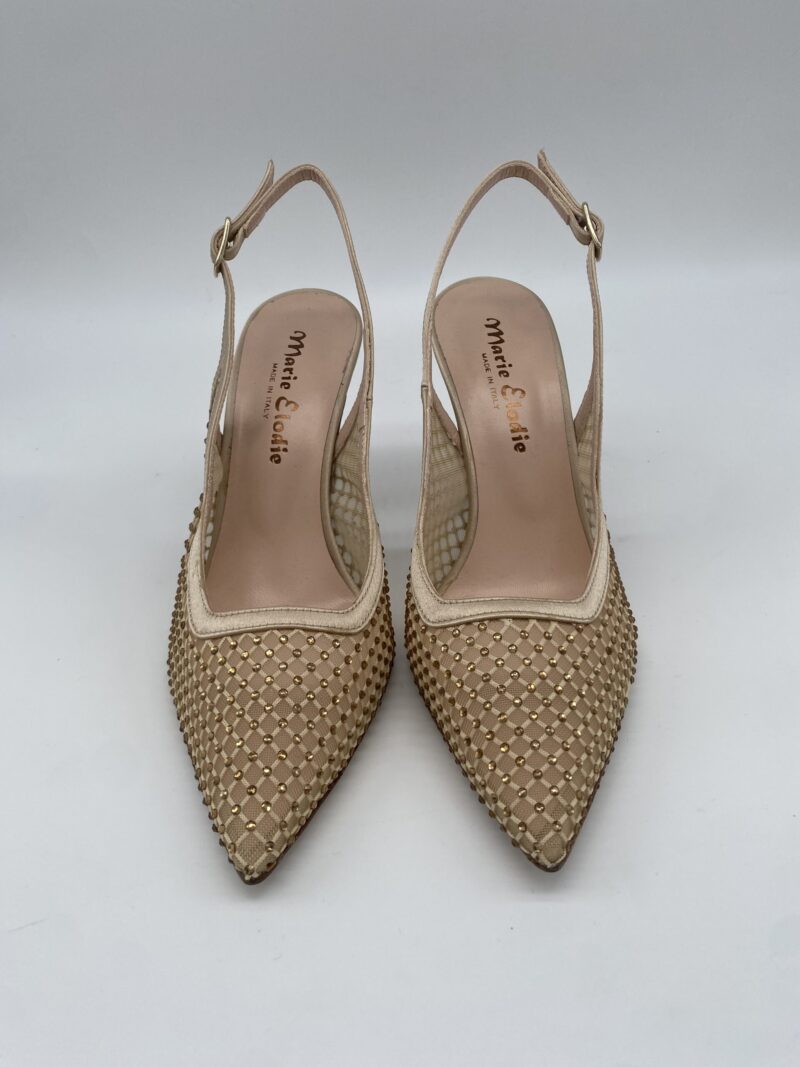 Chanel rete strass champagne