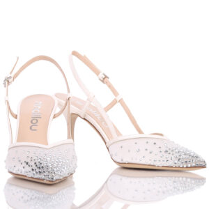 NINALILOU | Chanel rete con strass, tacco 7,5