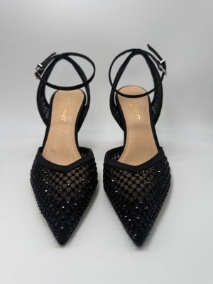 NICOLE BONNET | Chanel rete nera strass, tacco 90