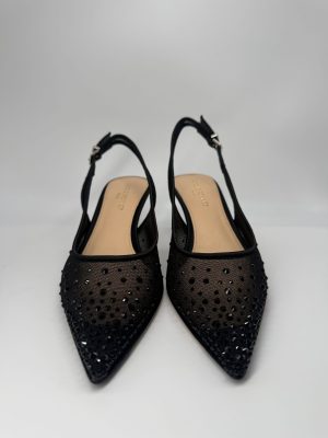 NICOLE BONNET | Chanel rete nera strass, tacco 50