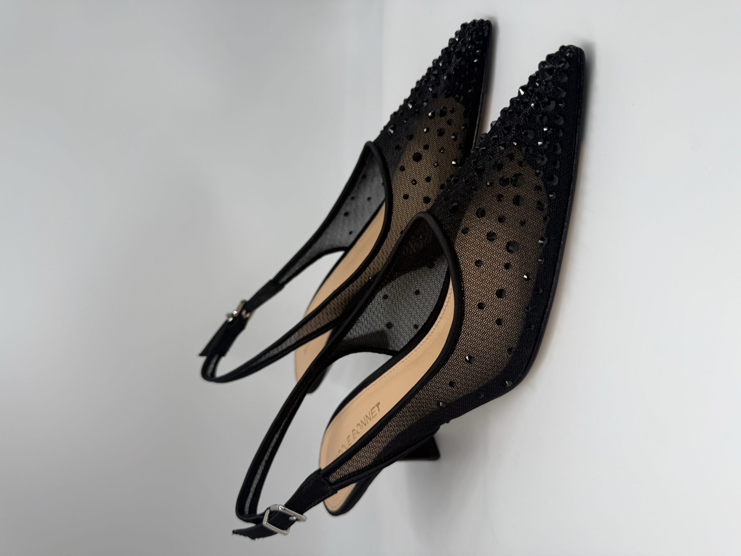 NICOLE BONNET | Chanel rete nera strass, tacco 50 - immagine 2