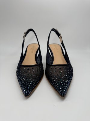 NICOLE BONNET | Chanel rete blu strass, tacco 50