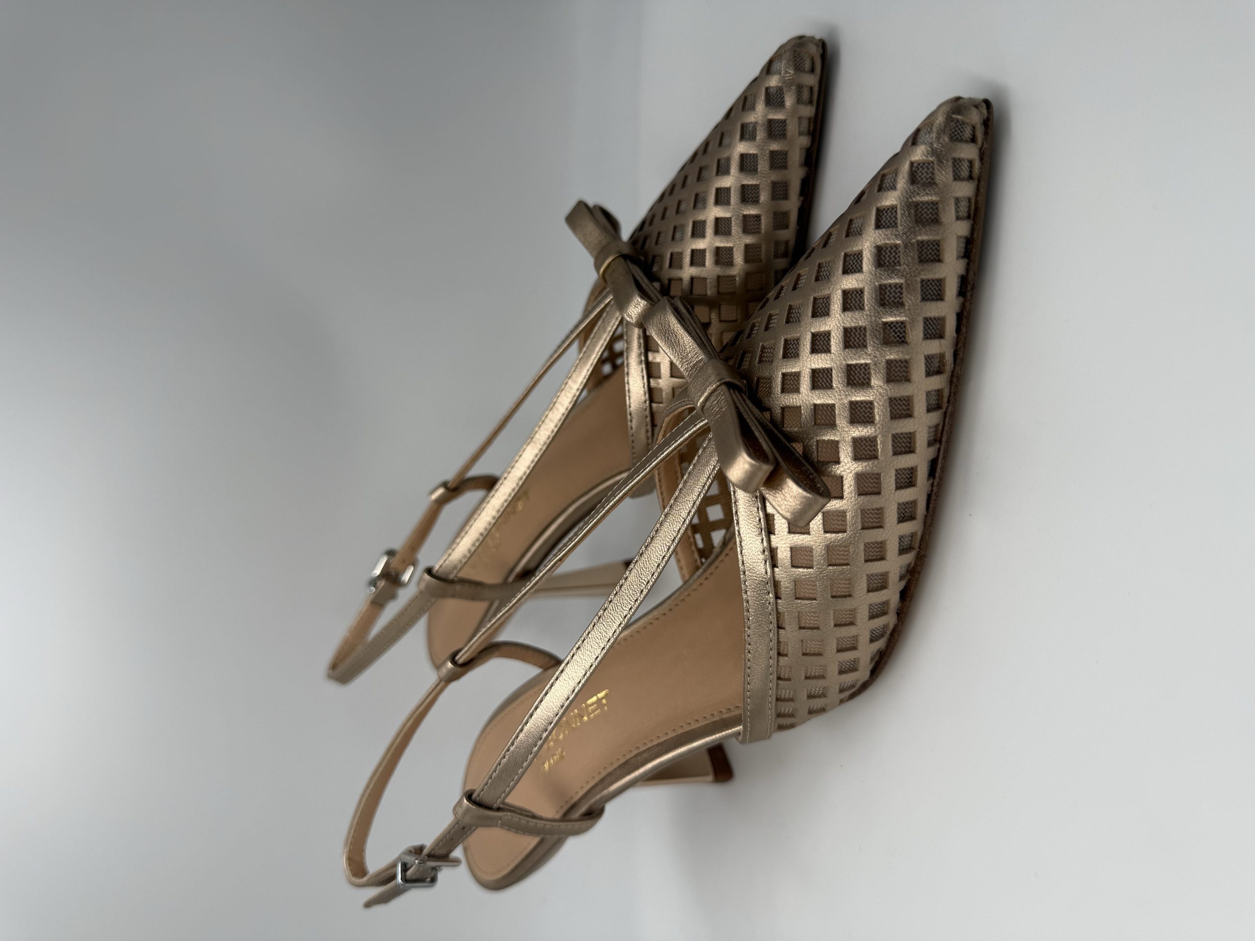 NICOLE BONNET | Chanel traforato fondotinta tacco 70 - immagine 2